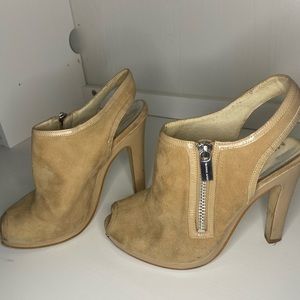 Tan Leather Michael Kors Heels